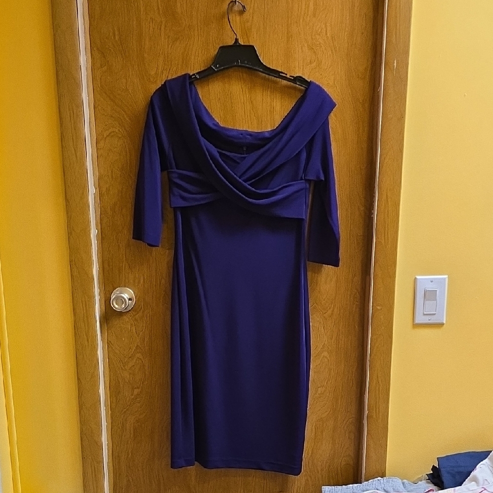 Ralph Lauren Deep Blue Long Sleeve Dress